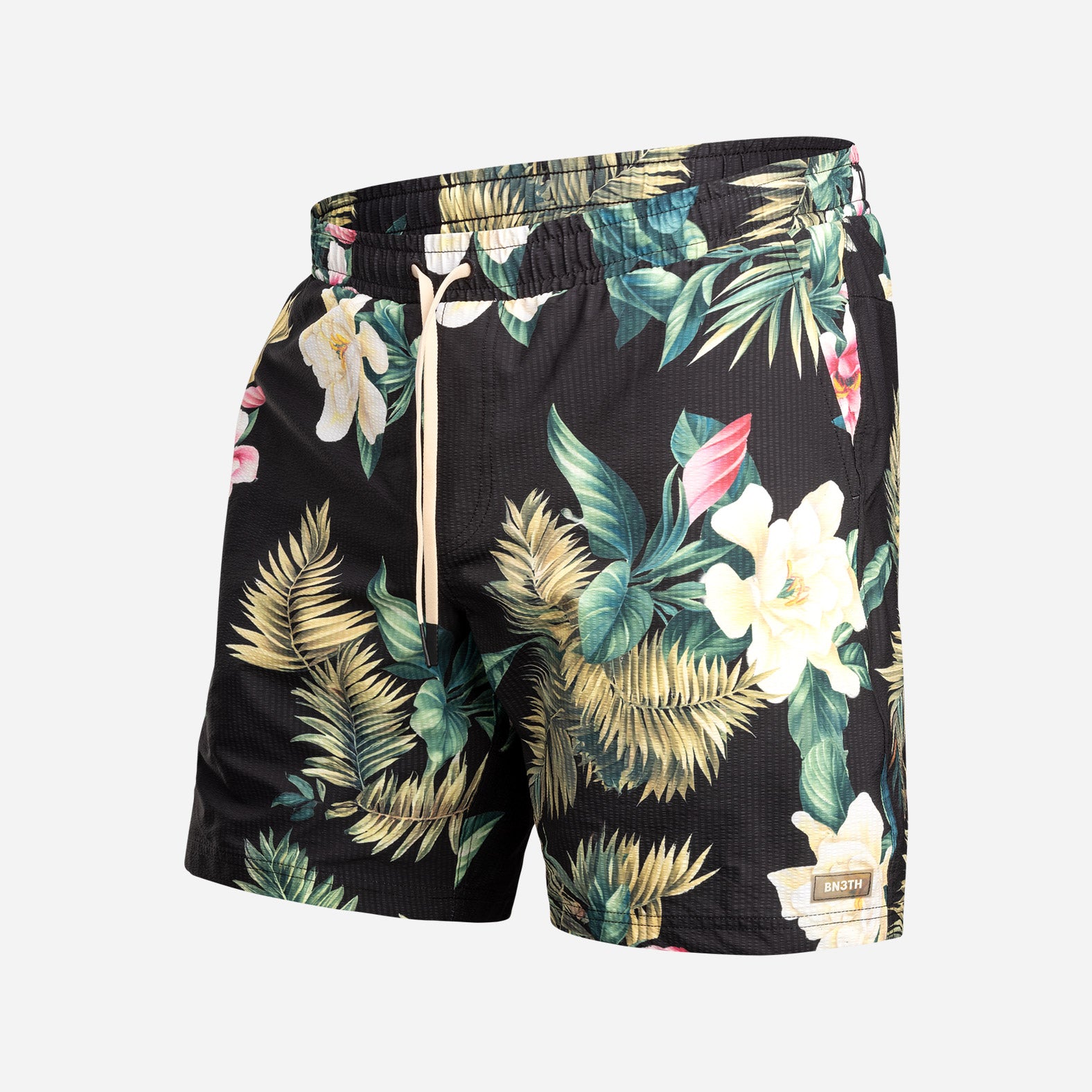 Wave 7" Swim Short 2N1 : Magnolia Black | BN3TH Underwear