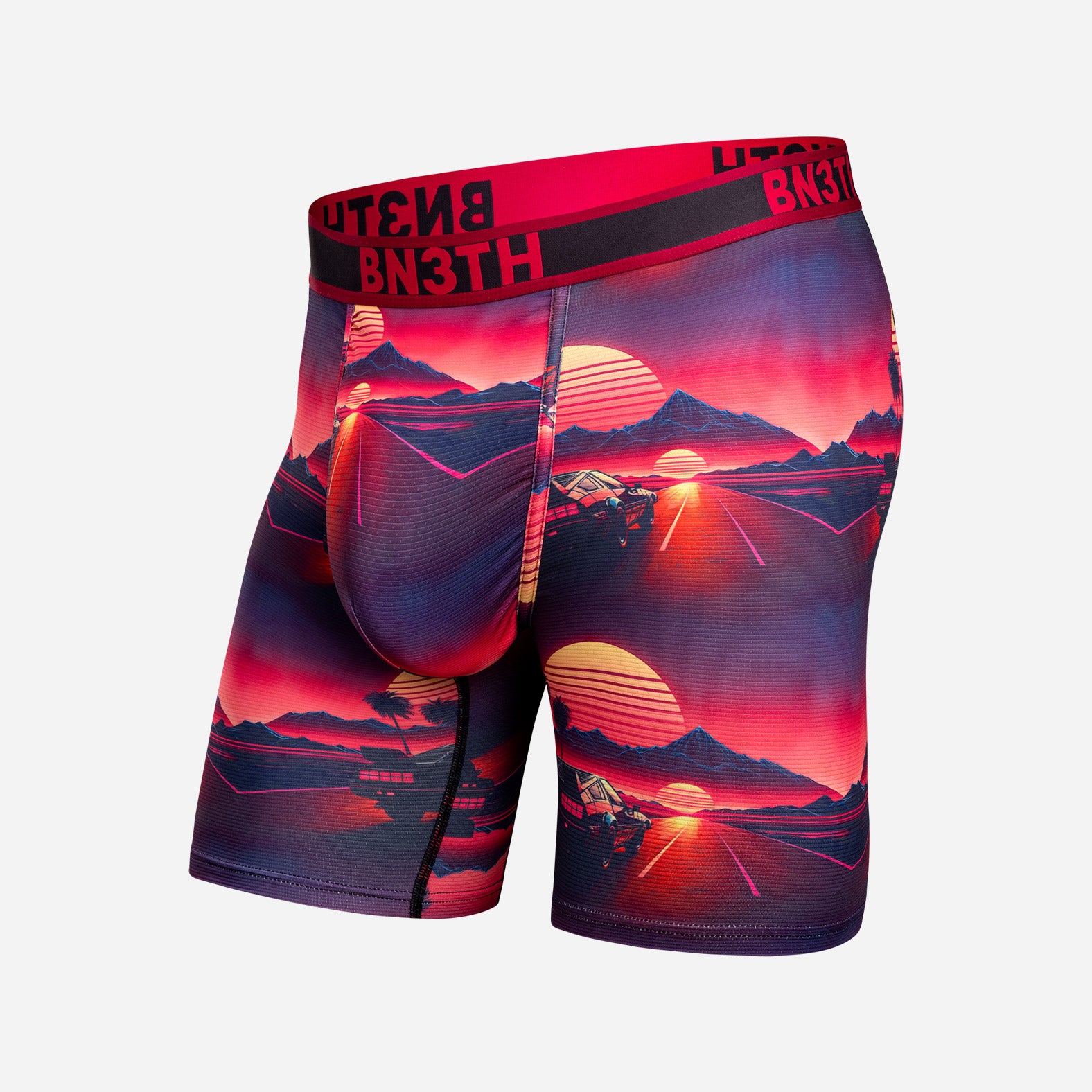 Pro Flex Max Boxer Brief: Sunset Racing - Cerise – BN3TH.com