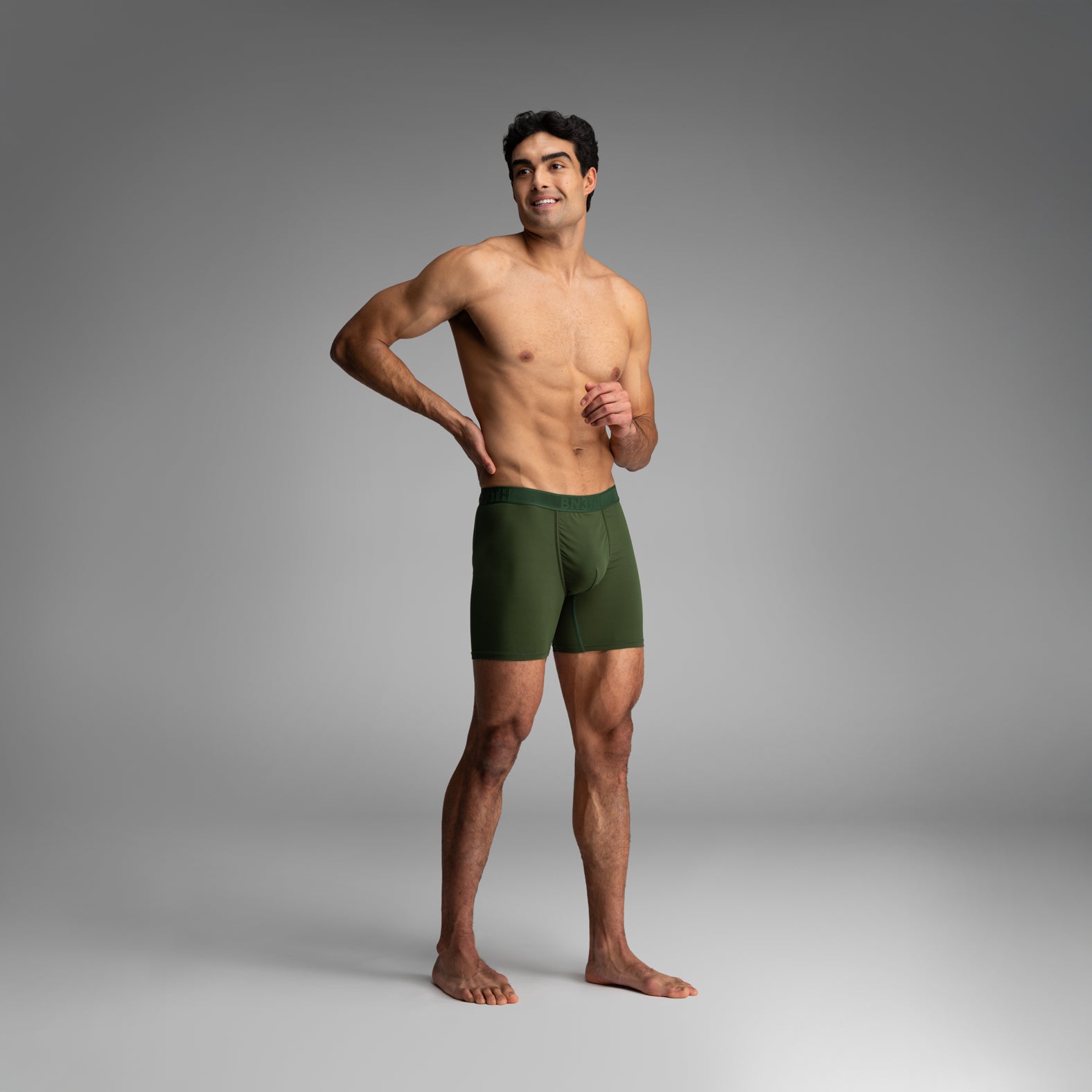 Pro Flex Boxer Brief: Pitch Green