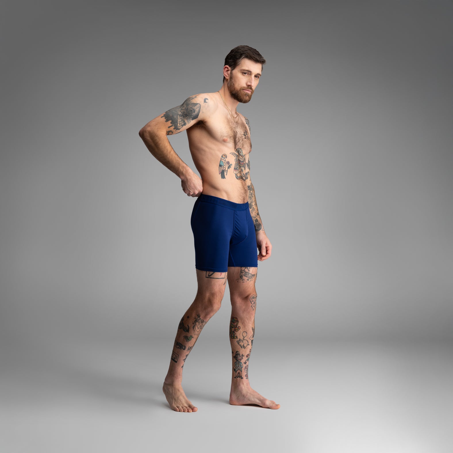 Pro Flex Boxer Brief: Recovery Blue