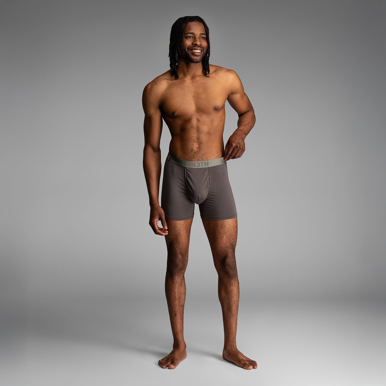 Classic Essentials Boxer Brief Smoke Green/Fatigue 2 Packfrom BN3TH Underwear