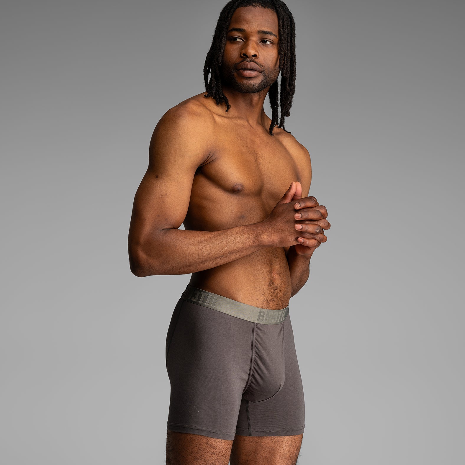 Classic Essentials Boxer Brief Smoke Green/Fatigue 2 Packfrom BN3TH Underwear