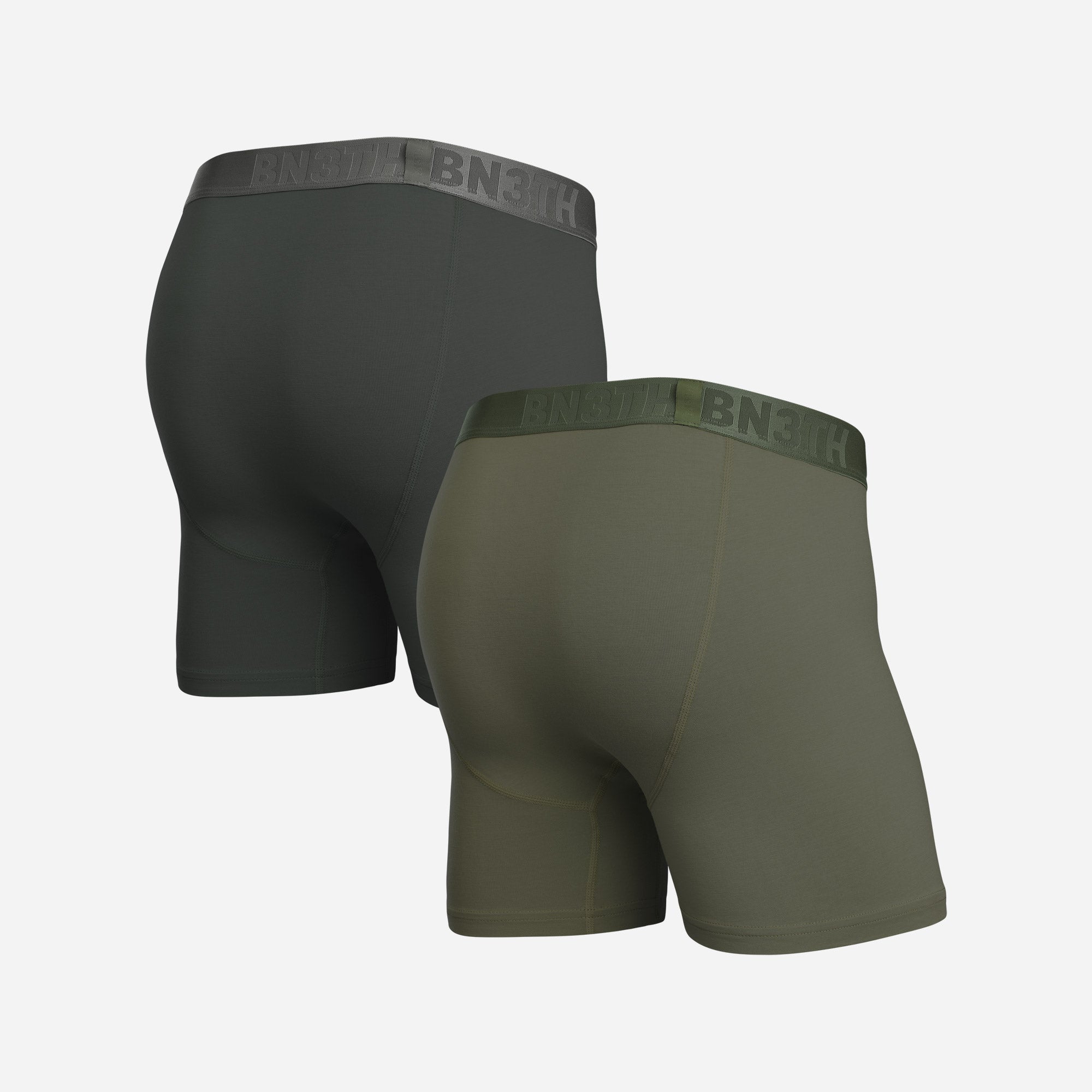 Classic Essentials Boxer Brief Smoke Green/Fatigue 2 Packfrom BN3TH Underwear