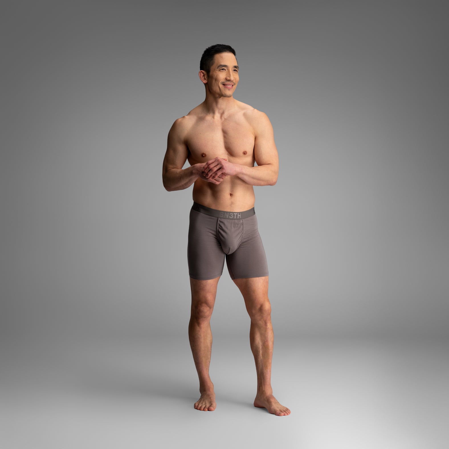 Classic Icon Boxer Brief: Gargoyle/Fog/Navy 3 Pack