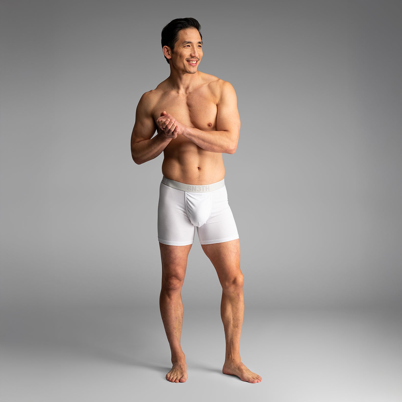 Classic Essentials Boxer Brief Black/Heather Grey/White 3 Pack from BN3TH Underwear