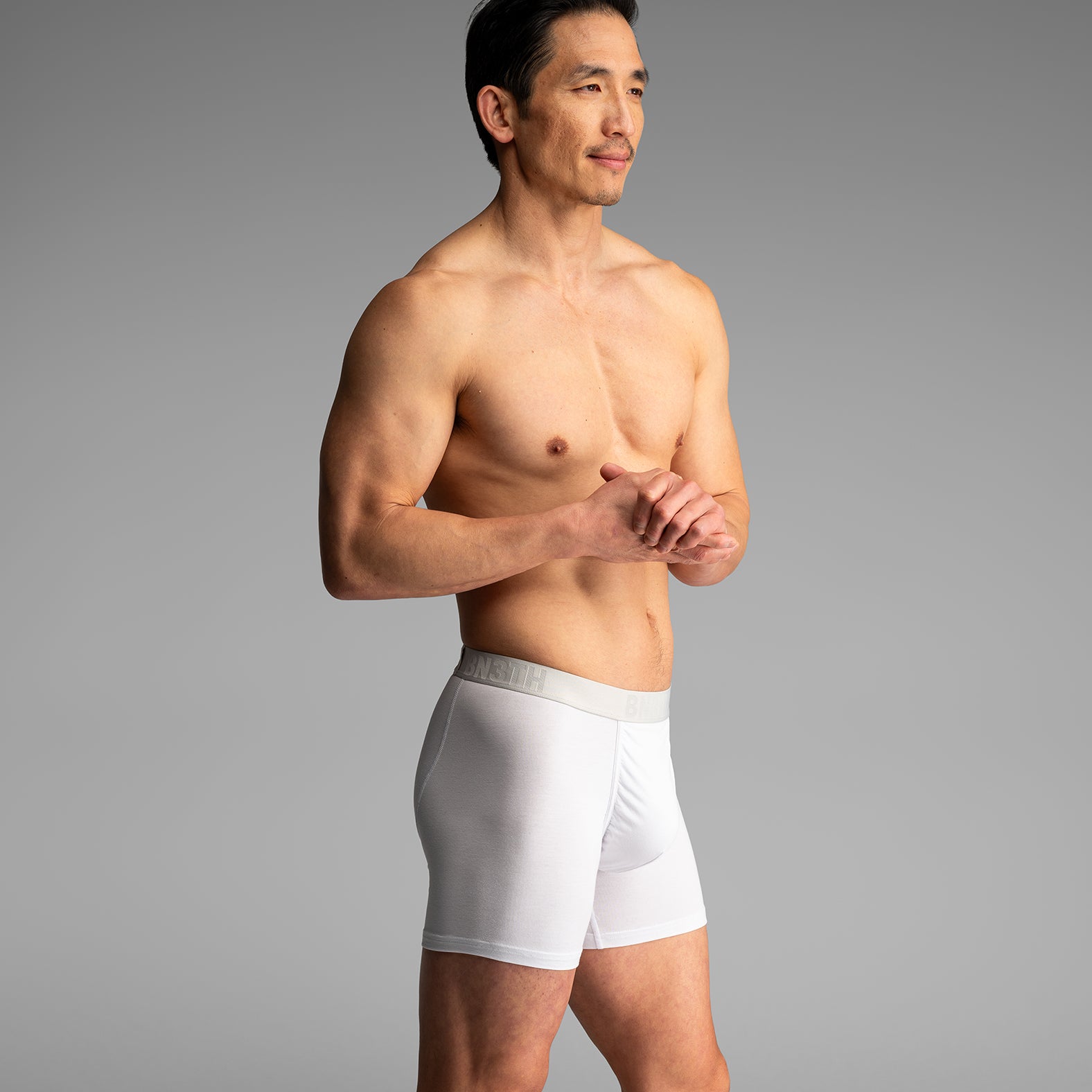 Classic Essentials Boxer Brief Black/Heather Grey/White 3 Pack from BN3TH Underwear