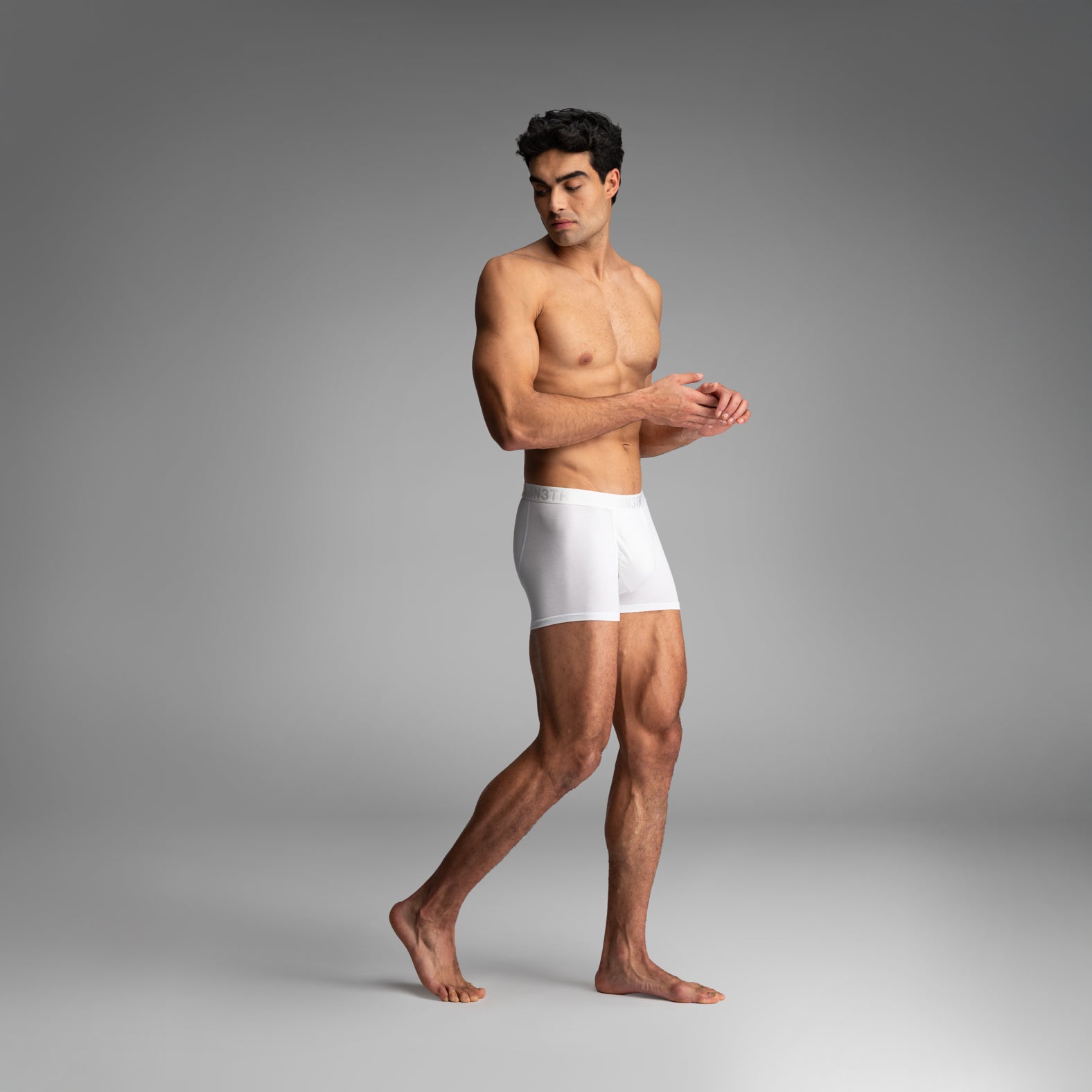 BN3TH Classic Icon Trunk : White 2 Pack Men's Underwear