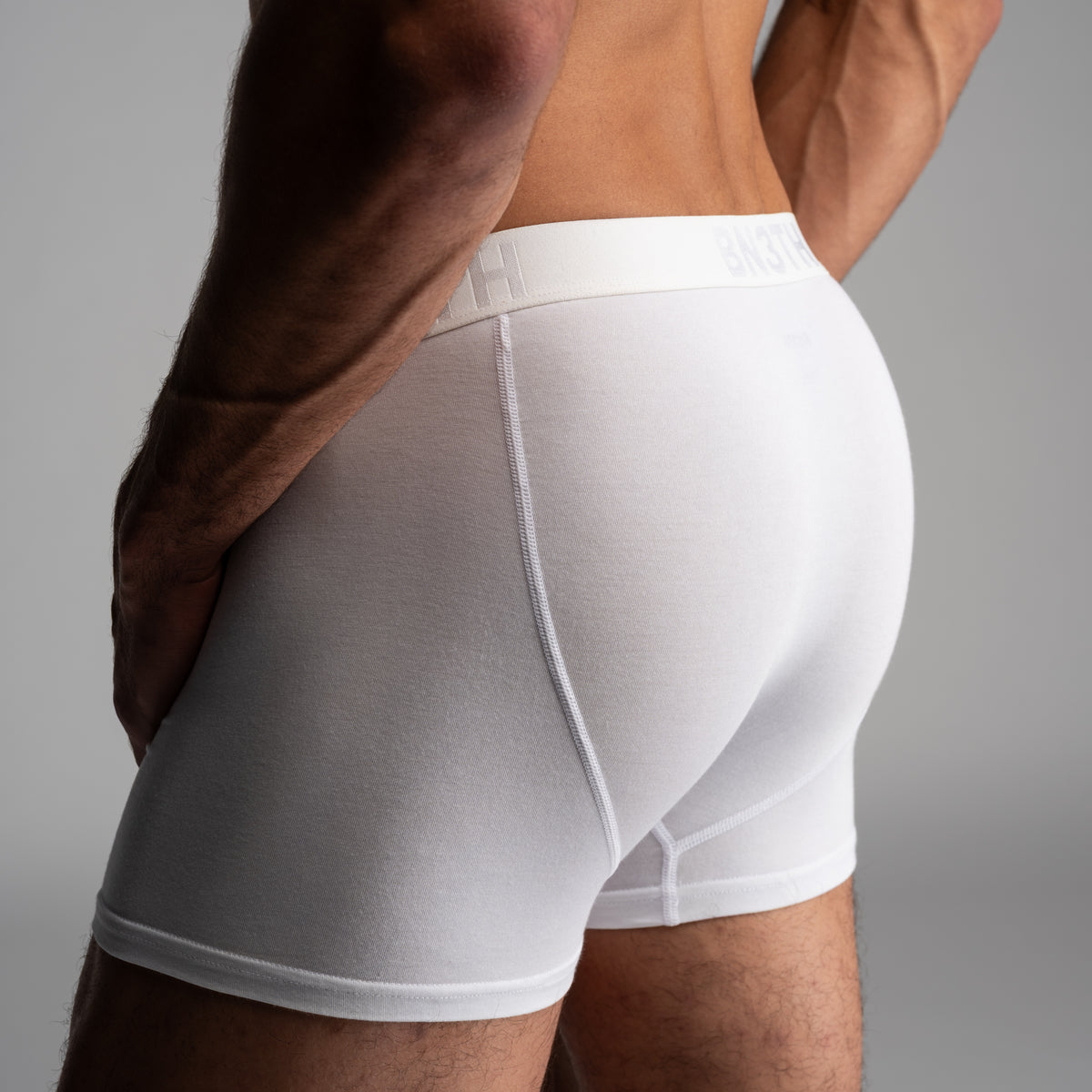 BN3TH Classic Icon Trunk : White 2 Pack Men's Underwear