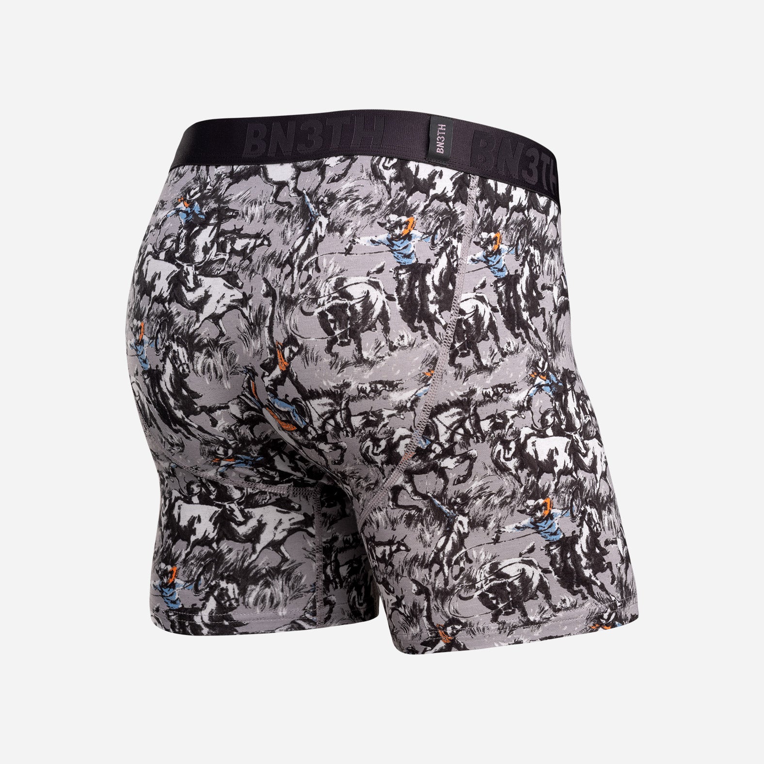 Essentials Boxer Brief: Prairie Dustup - Gray | BN3TH Underwear