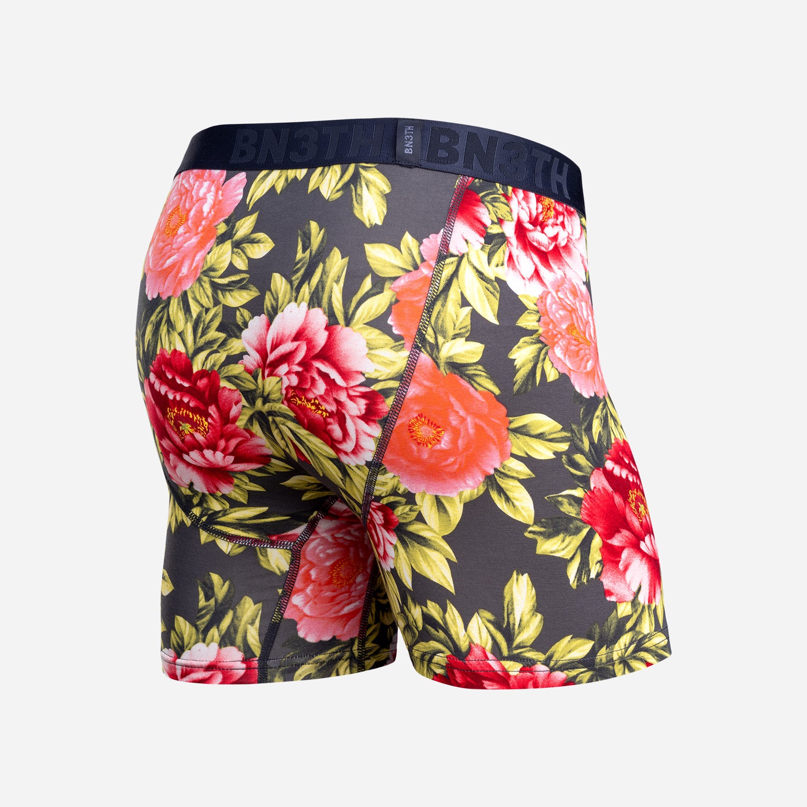 Essentials Boxer Brief: Nocturnal Bloom - Midnight | BN3TH Underwear