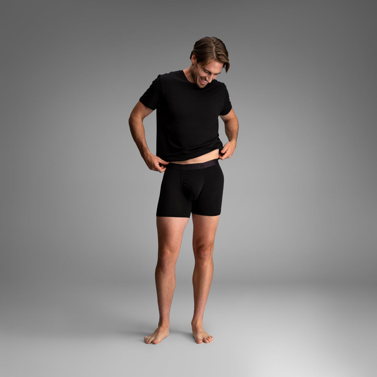 Classic Essentials Boxer Brief Black 2 Pack from BN3TH Underwear