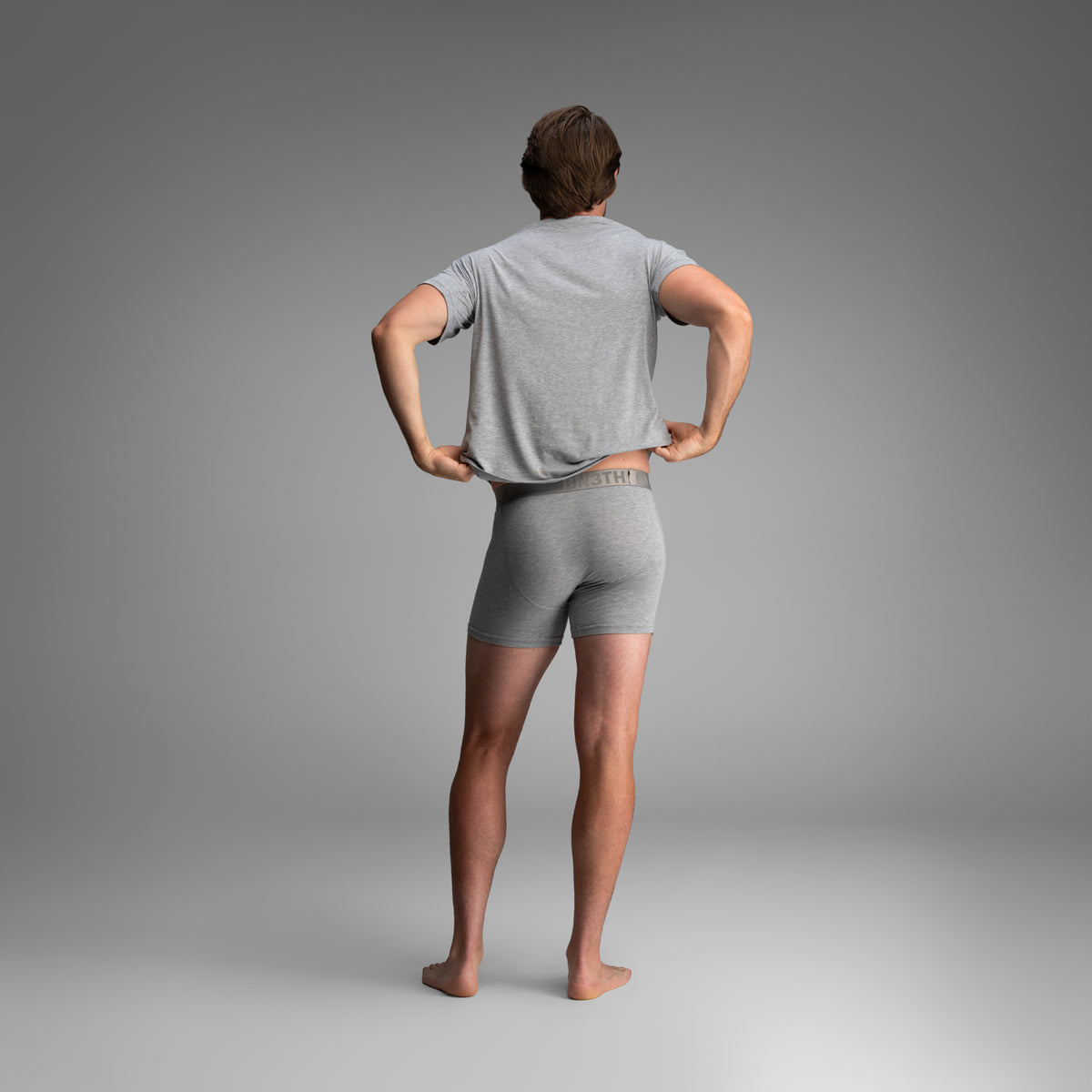Classic Essentials Boxer Brief Black/Heather Grey 2 Pack from BN3TH Underwear