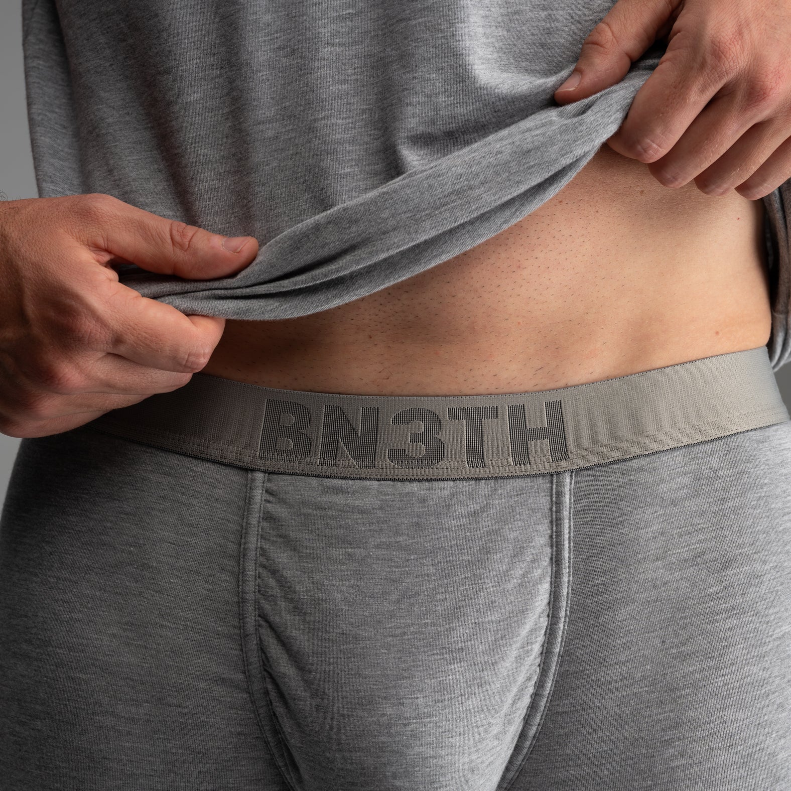 Essentials Boxer Brief: Heather Gray