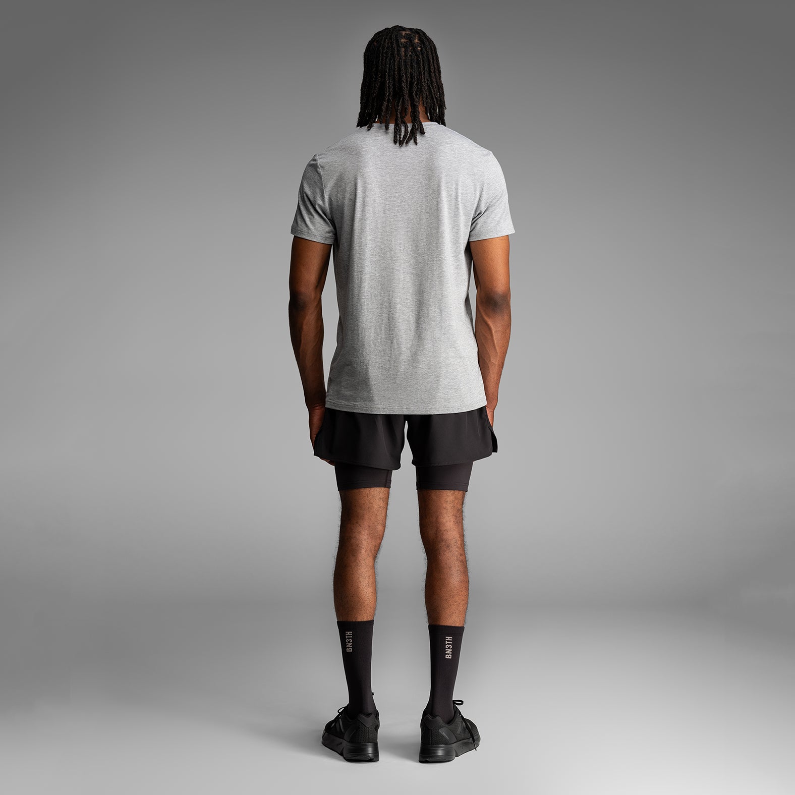 Classic Essentials Crew Tee Heather Greyfrom BN3TH Underwear