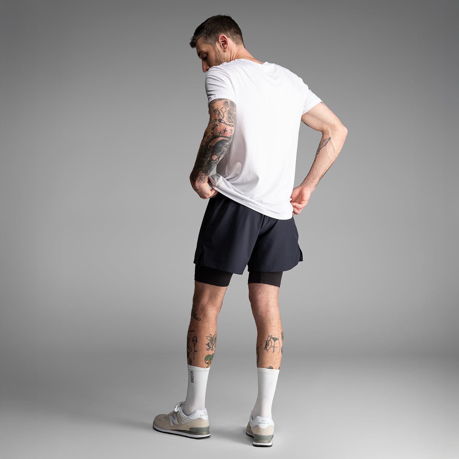 Classic Essentials Crew Tee Whitefrom BN3TH Underwear