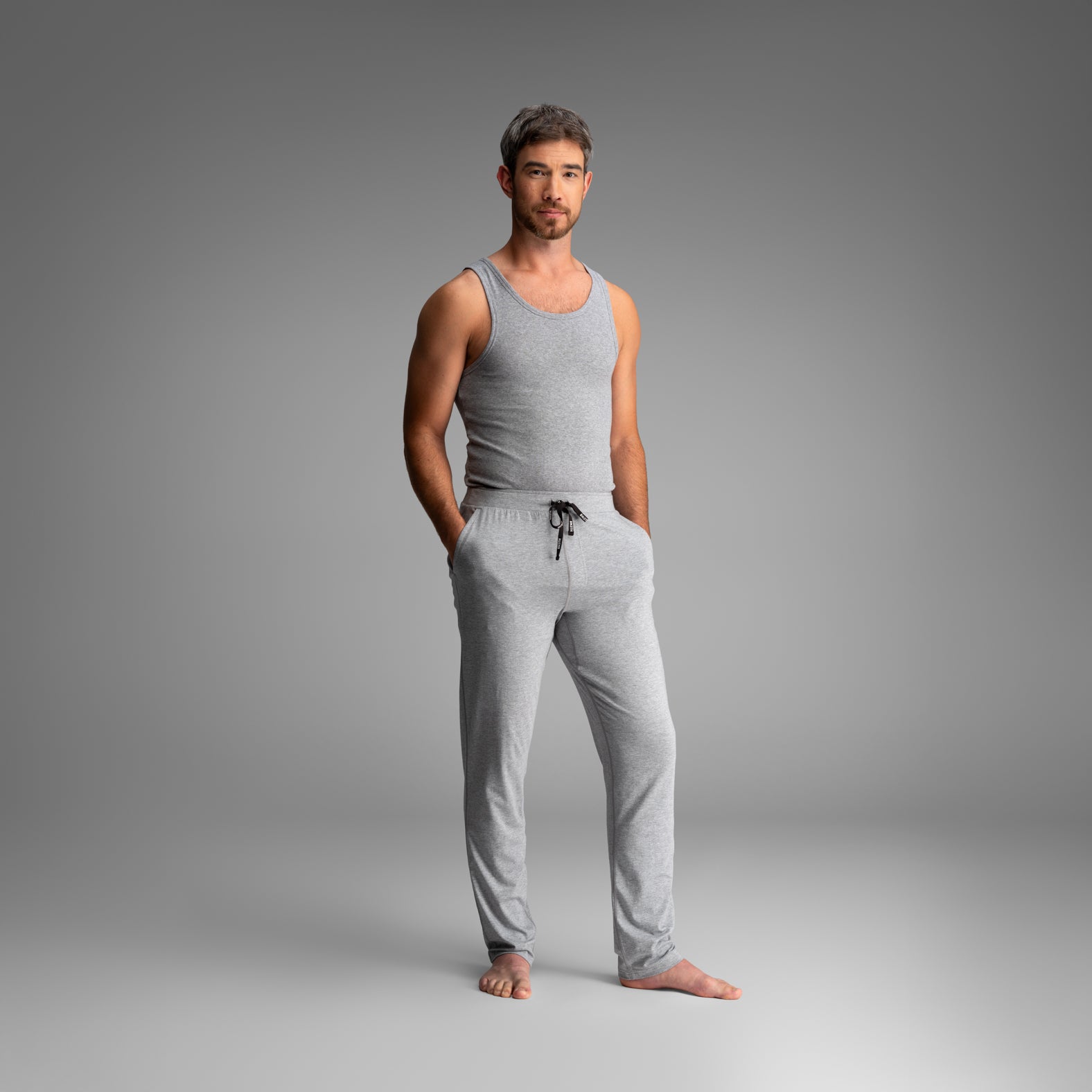 Essentials Lounge Pant: Heather Grey from BN3TH Underwear