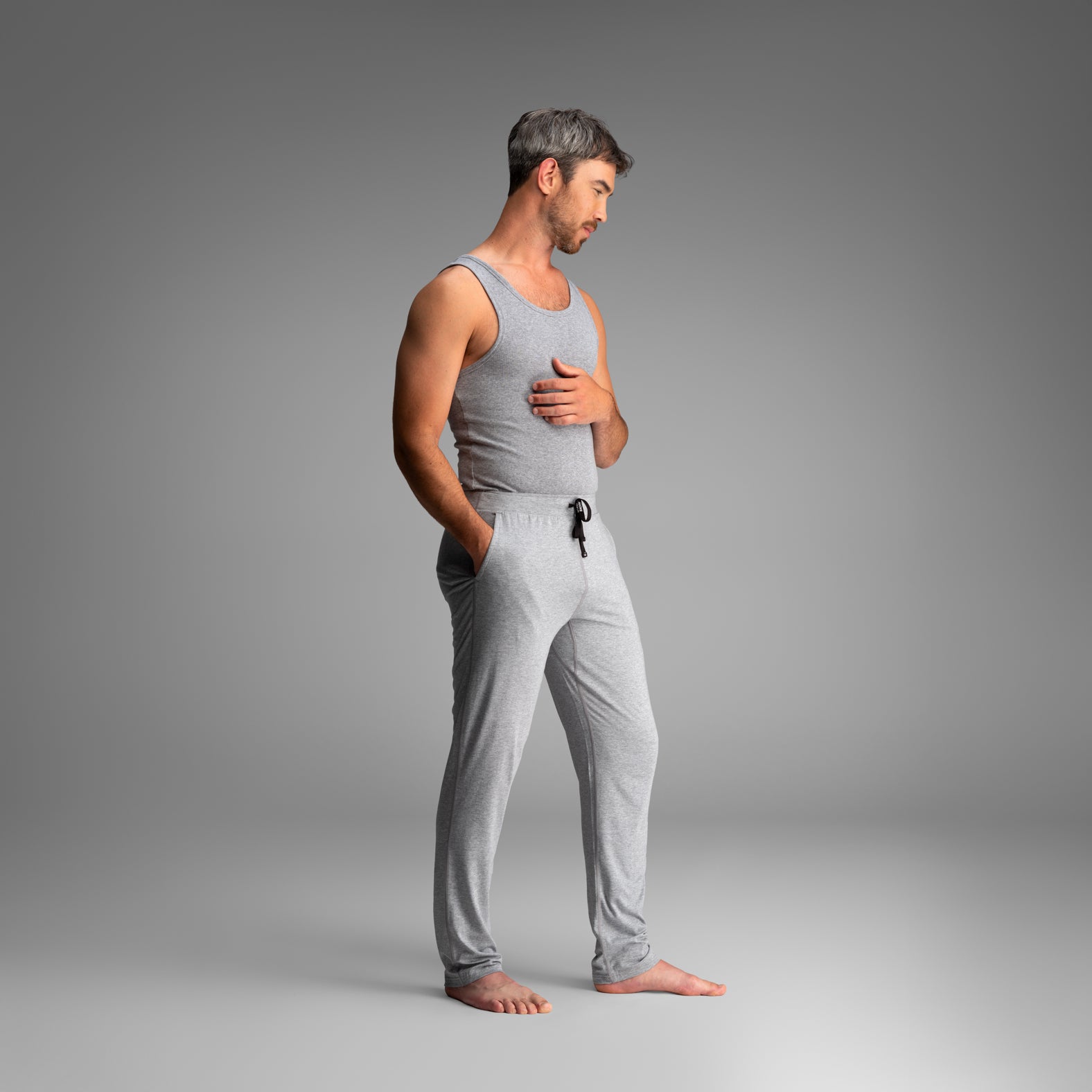 Essentials Lounge Pant: Heather Grey from BN3TH Underwear
