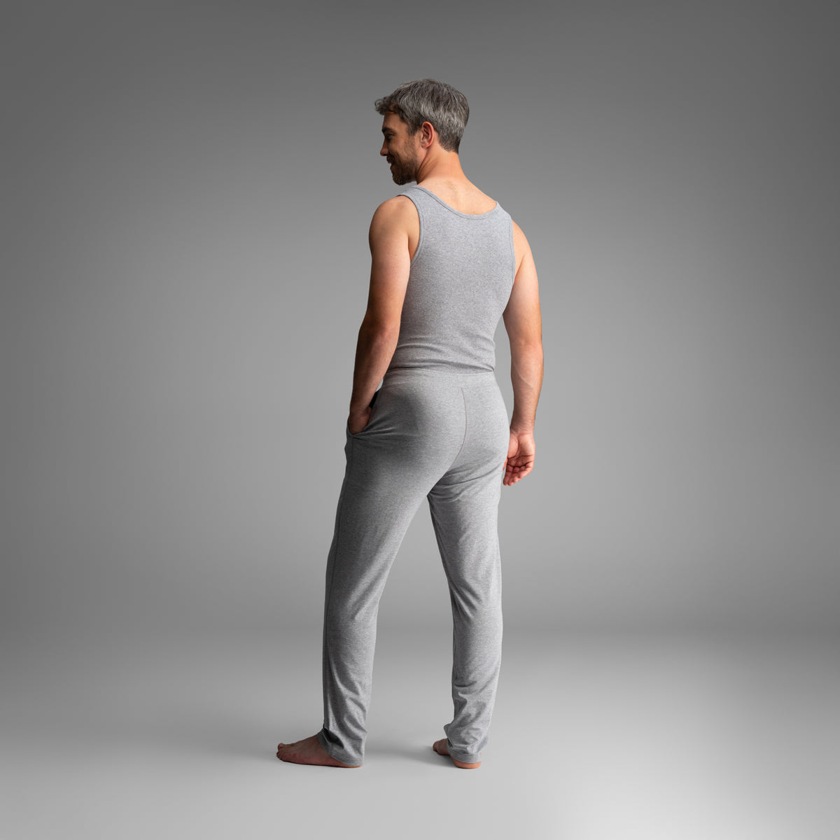 Essentials Lounge Pant: Heather Grey from BN3TH Underwear
