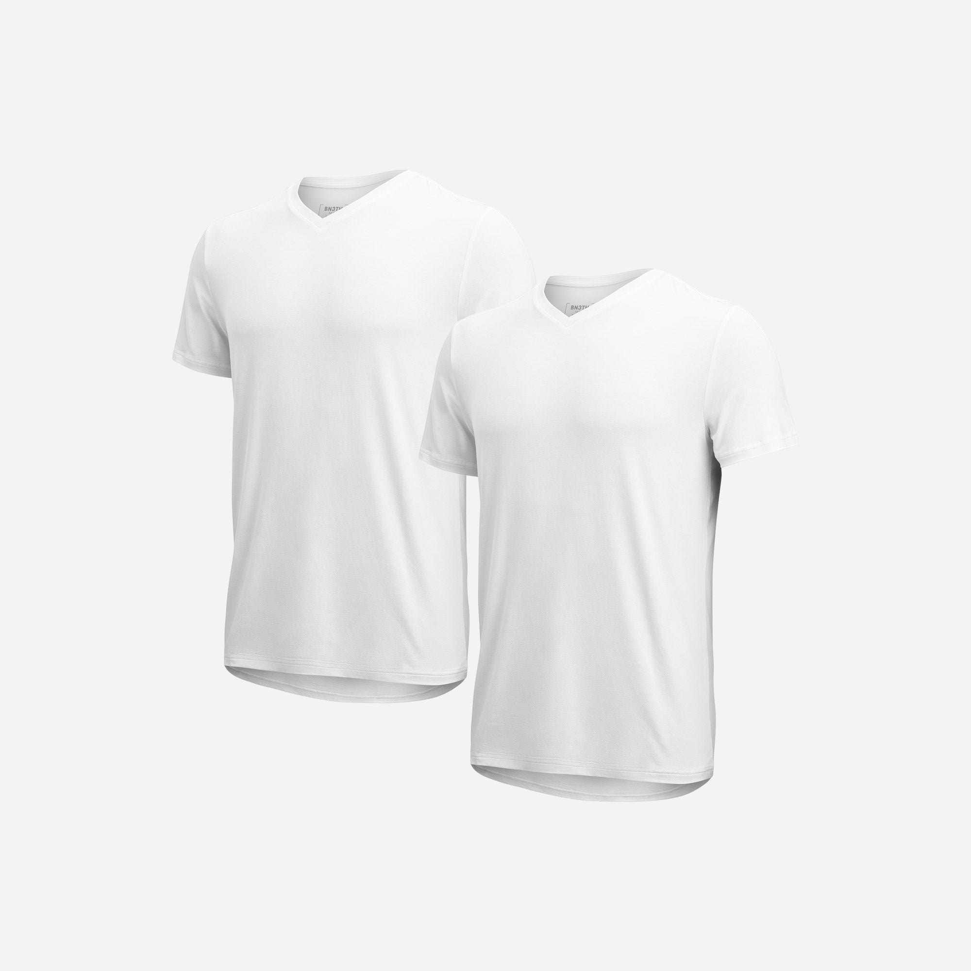 Essentials V T-Shirt : White 2 Pack from BN3TH Underwear