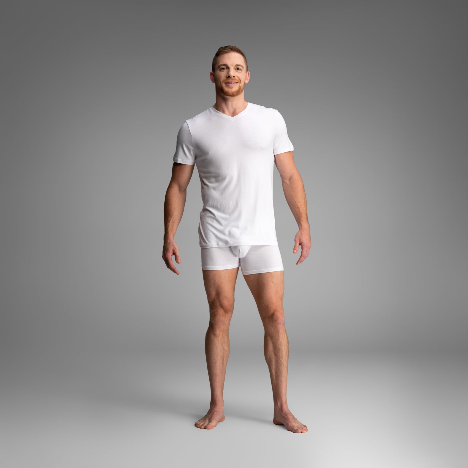 Essentials V T-Shirt : White from BN3TH Underwear
