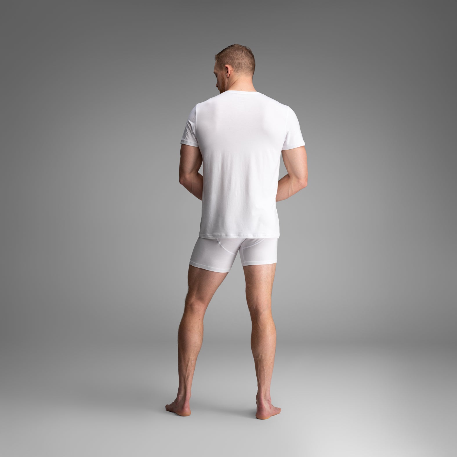 Essentials V T-Shirt : White 2 Pack from BN3TH Underwear