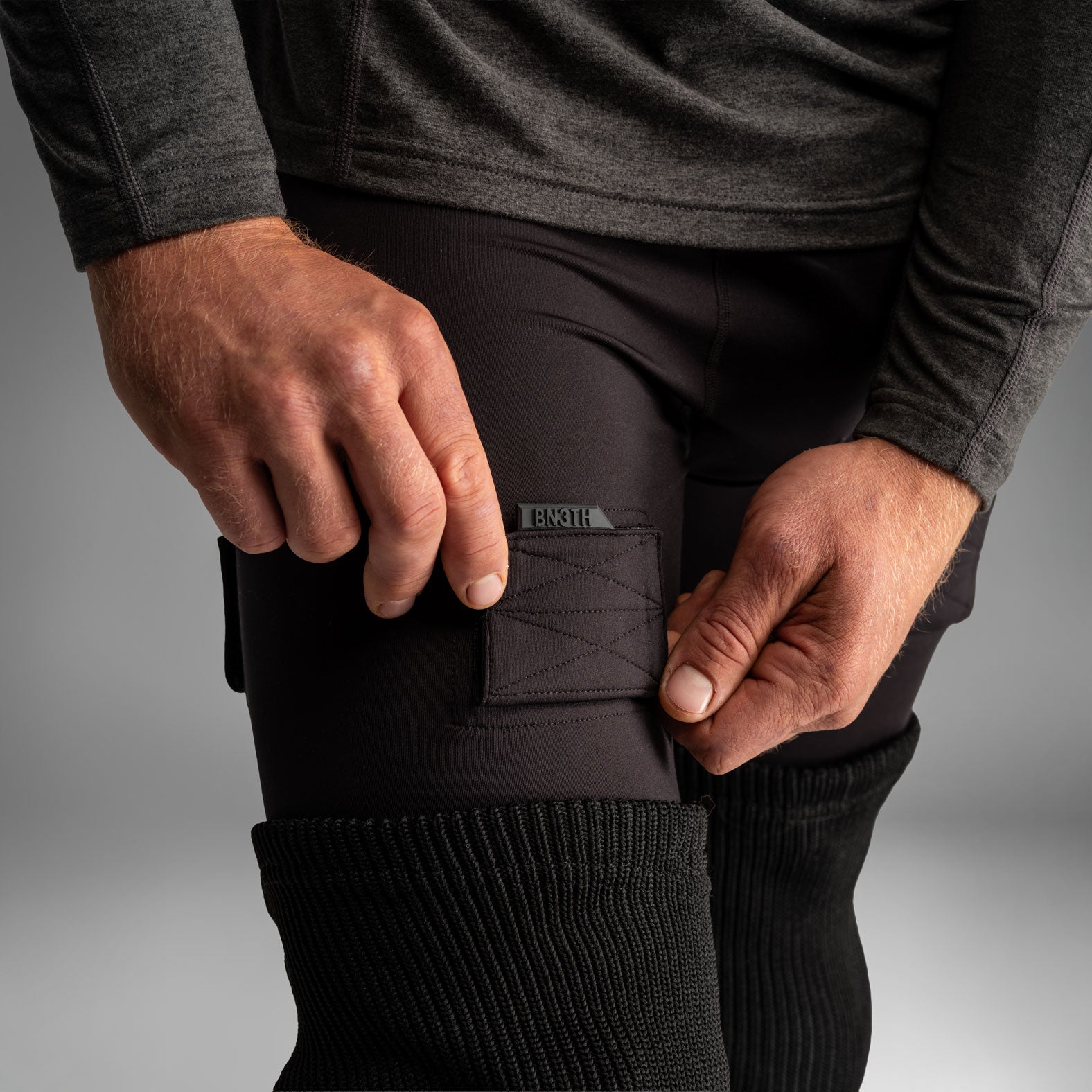 Pro Hockey Jock Full Length: Black