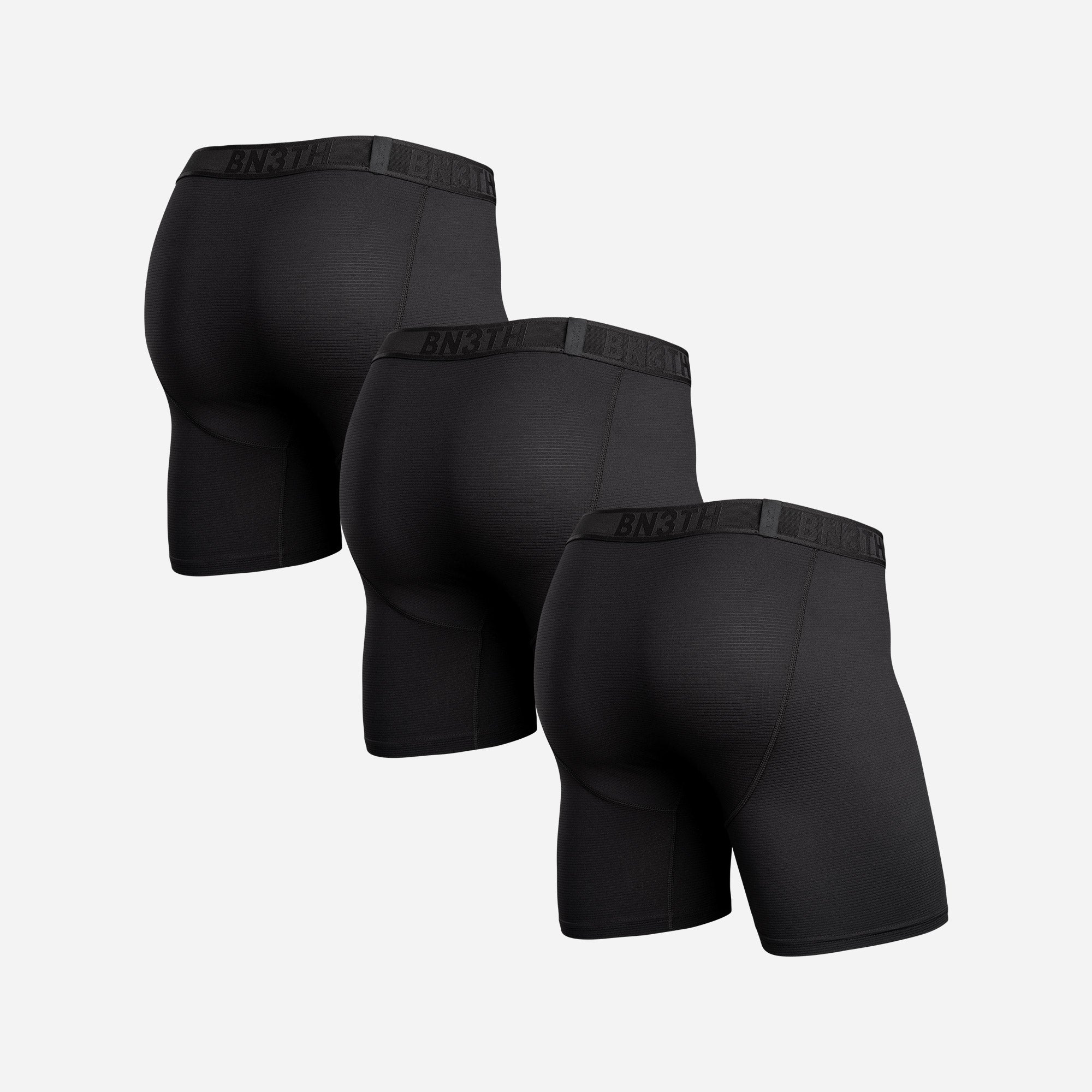 Pro Flex Boxer Brief Black 3 Packfrom BN3TH Underwear