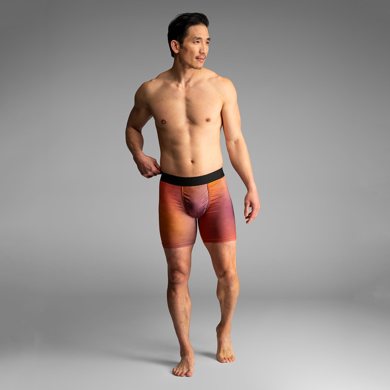 Agua X Boxer Brief Ombre Palm Treefrom BN3TH Underwear