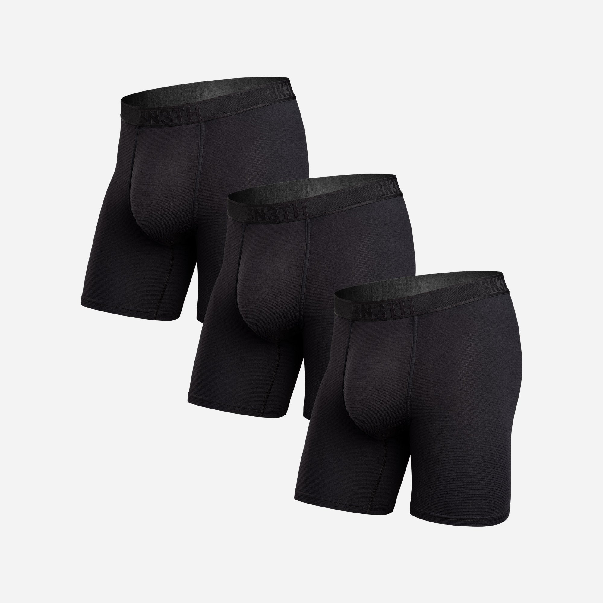 Classic Icon Boxer Brief: Black 3 Pack