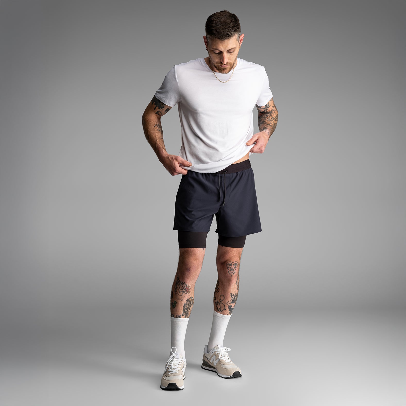 Session Short 2N1 Training Short 5": Midnight Blue | BN3TH Underwear