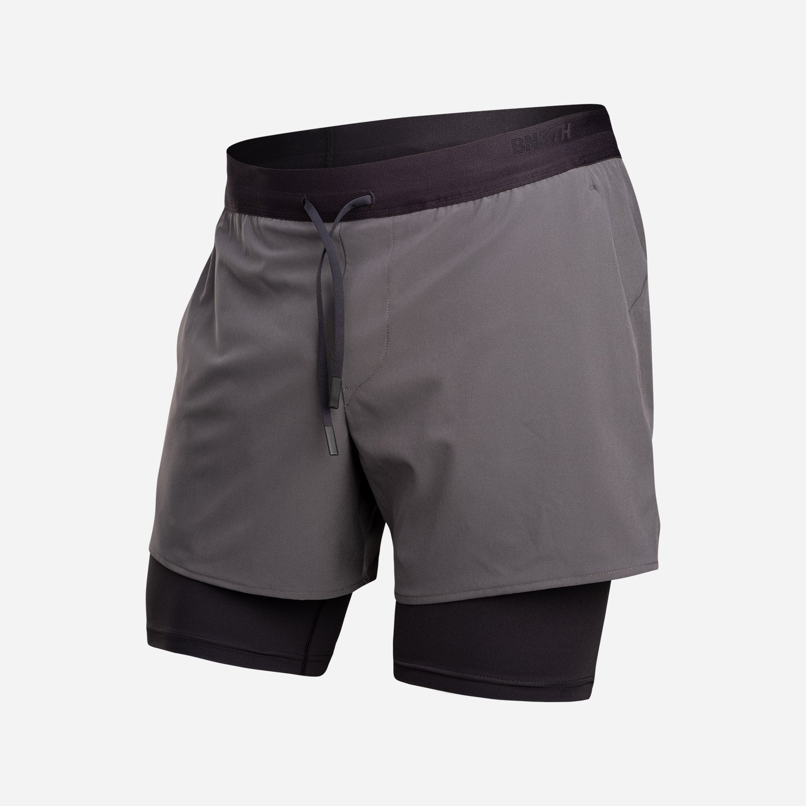 Session Short 2N1 Training Short 5": Shadow Grey | BN3TH Underwear