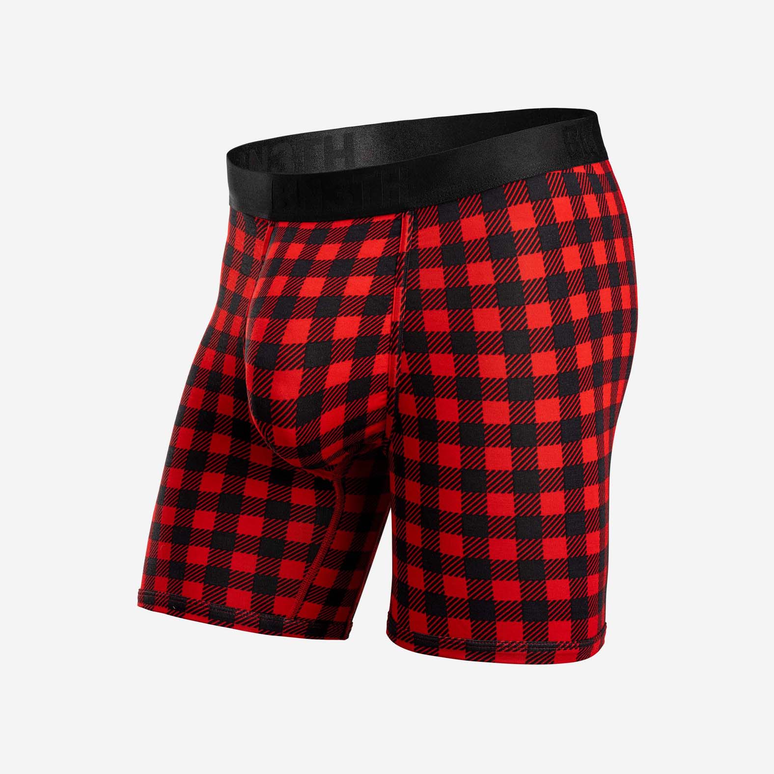 Classic Boxer Brief: Buffalo Check Red