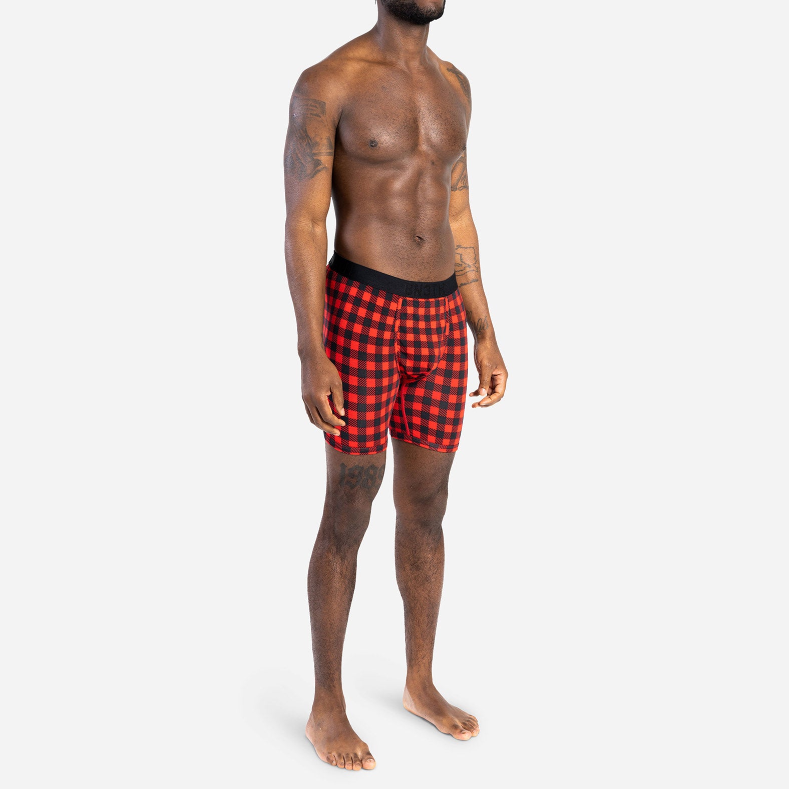 CLASSIC BOXER BRIEF: BUFFALO CHECK RED
