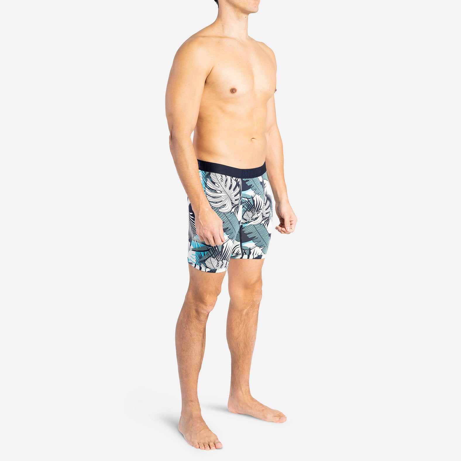 CLASSIC BOXER BRIEF: FRONDS DARK NAVY