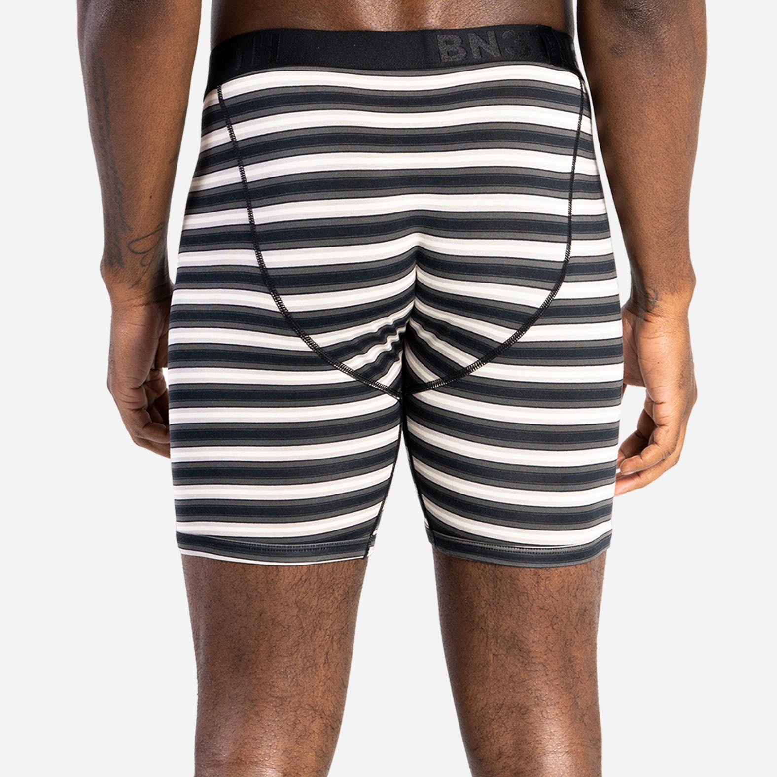 CLASSIC BOXER BRIEF: TRACK STRIPE BLACK