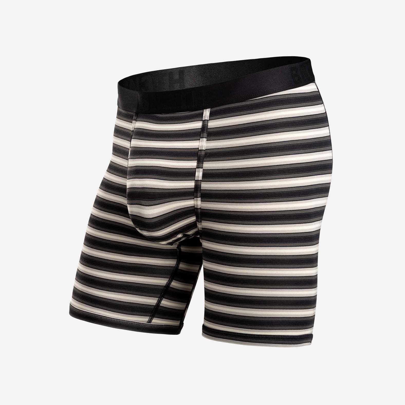 CLASSIC BOXER BRIEF: TRACK STRIPE BLACK