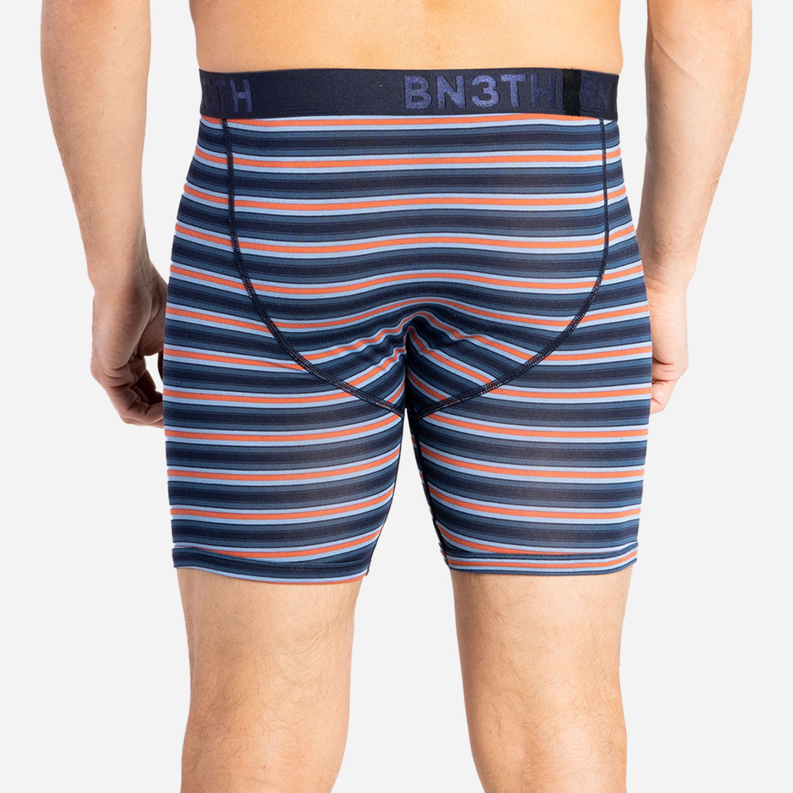 CLASSIC BOXER BRIEF: NAVY/TRACK STRIPE DARK NAVY 2 PACK