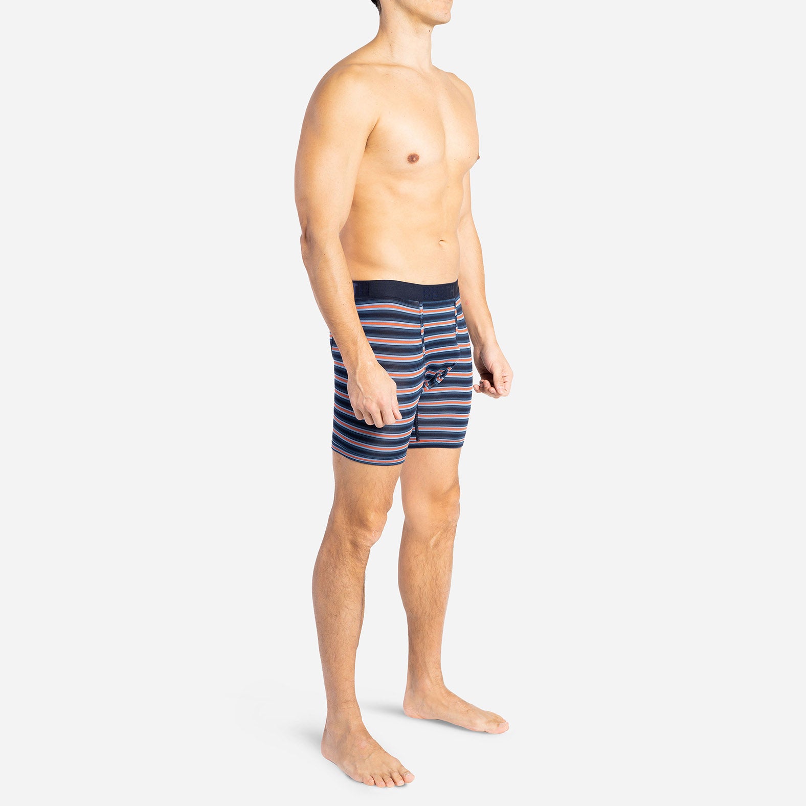 CLASSIC BOXER BRIEF: NAVY/TRACK STRIPE DARK NAVY 2 PACK