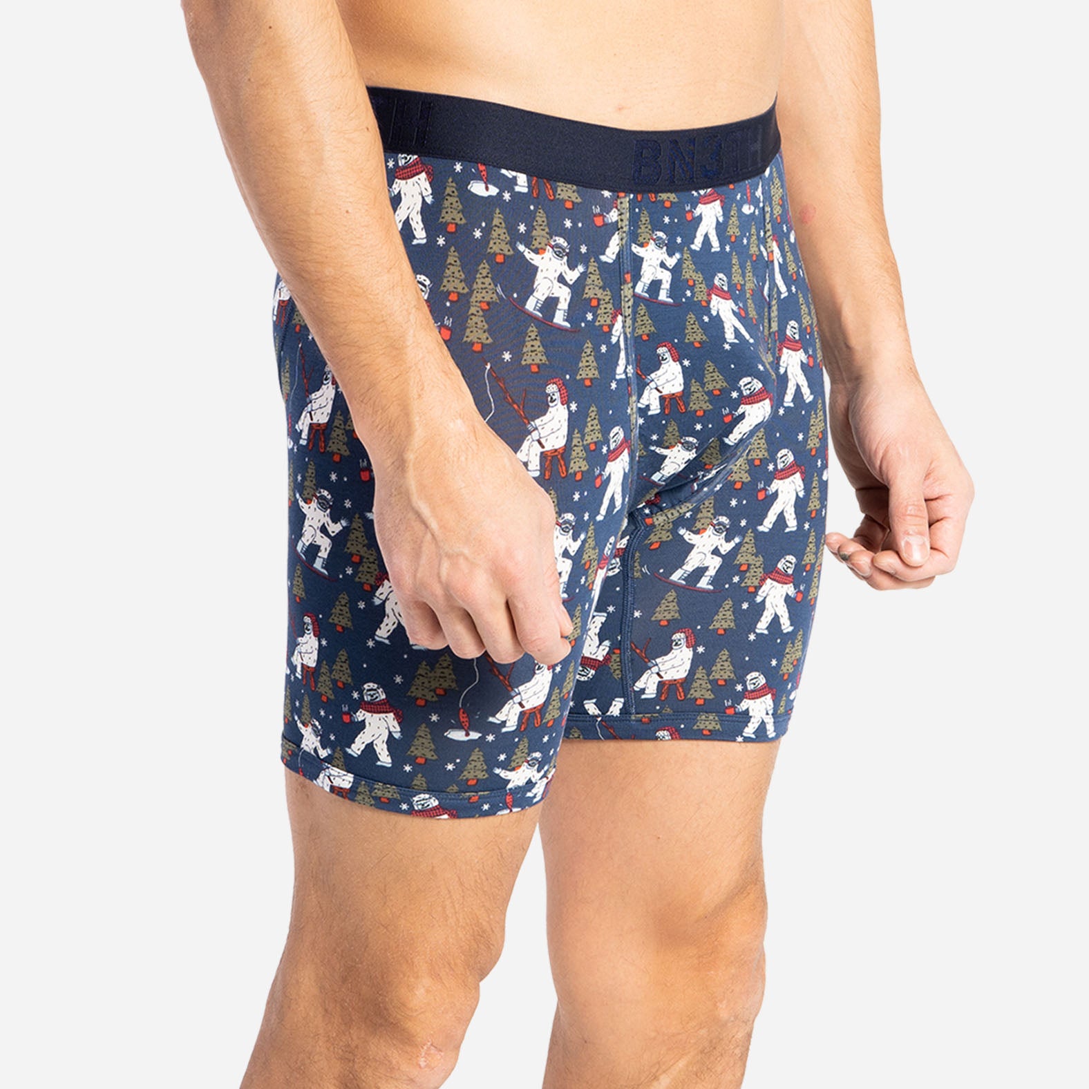 CLASSIC BOXER BRIEF: WINTER WONDER DARK NAVY