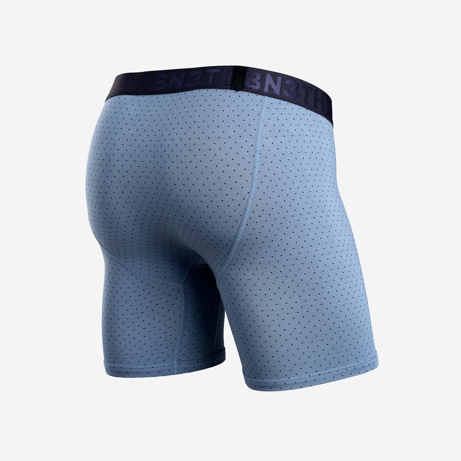 CLASSIC BOXER BRIEF WITH FLY: MICRO DOT FOG