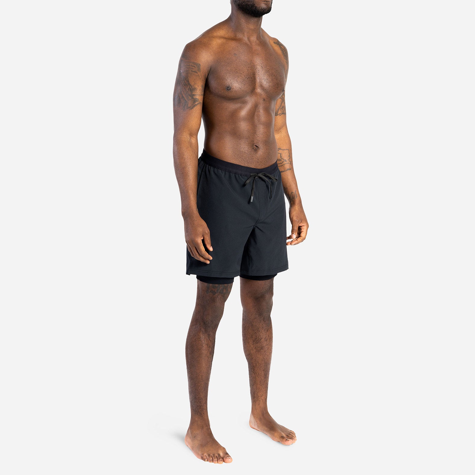 Pursuit 2N1 Padded Bike Short: Black