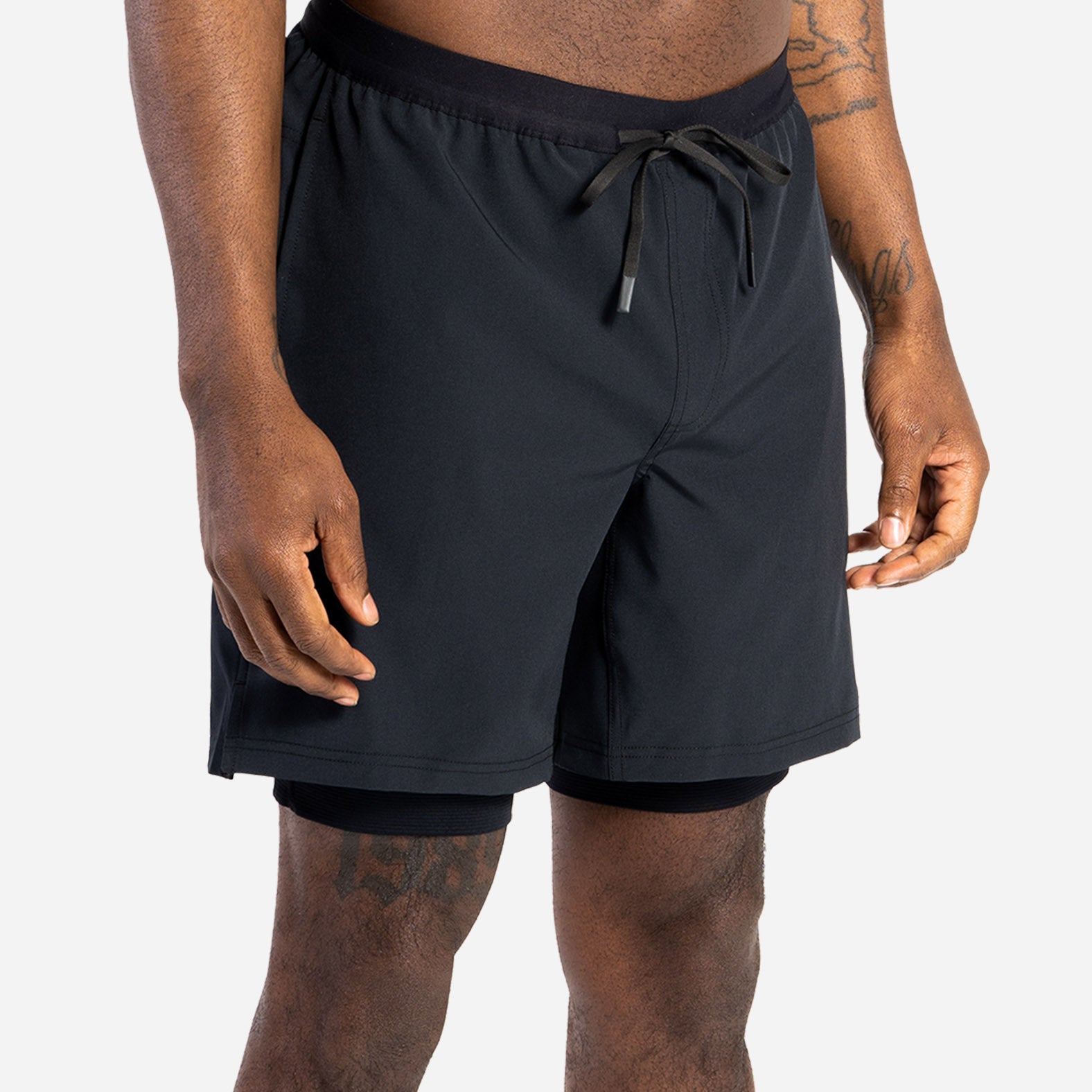 PADDED CALF MEDIUM TRUNK - BLACK