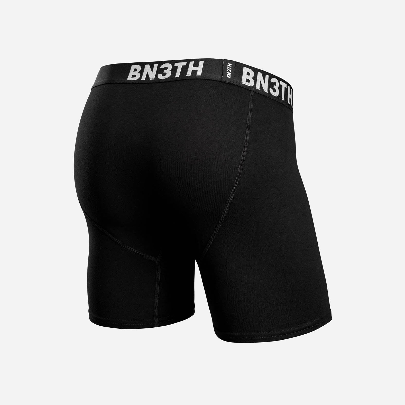BN3TH Men's Pro XT2 Boxer Brief (Black/White, X-Small) 