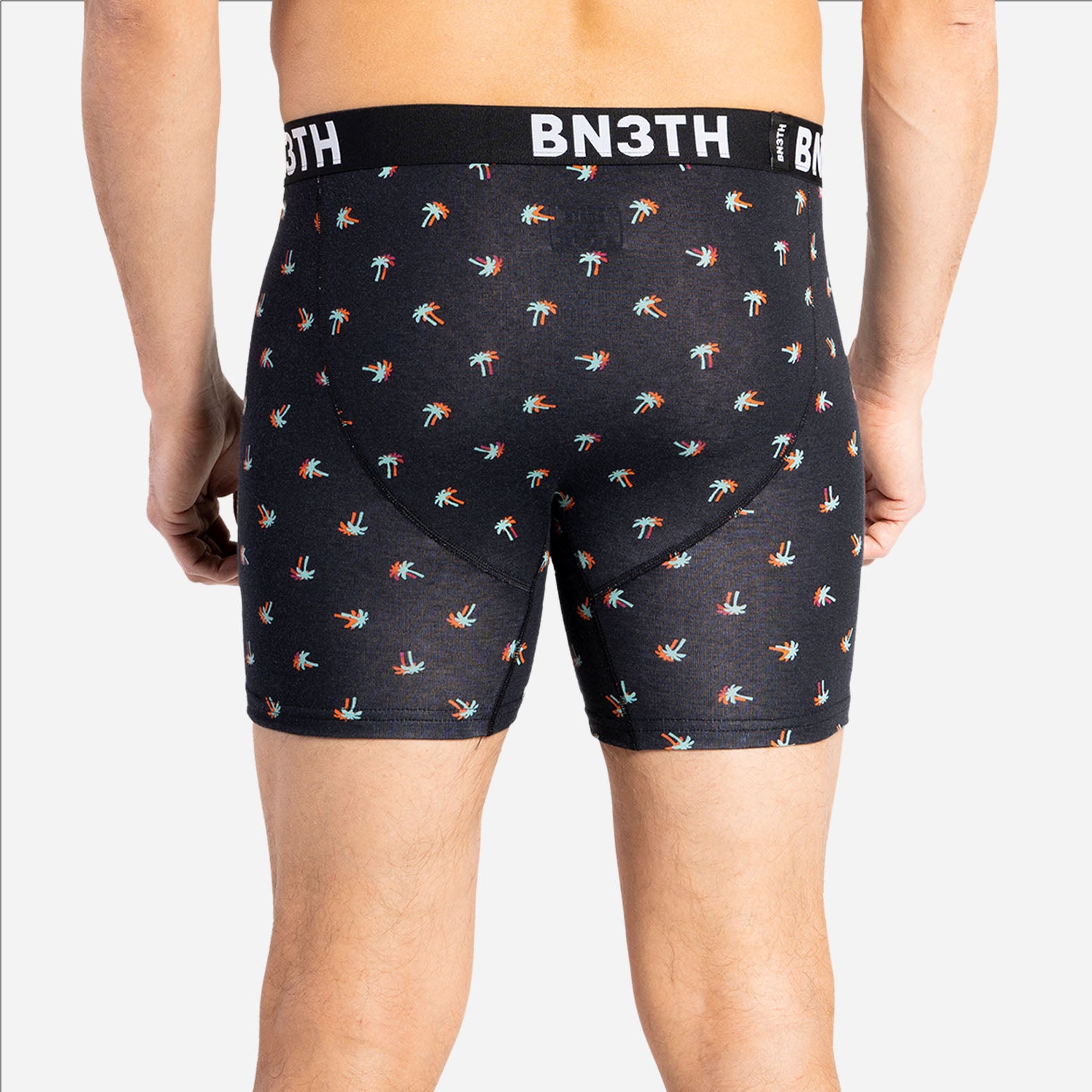 OUTSET BOXER BRIEF : TURQUOISE BLUE/ELECTRIC HAWAIIAN BLACK 2 PACK