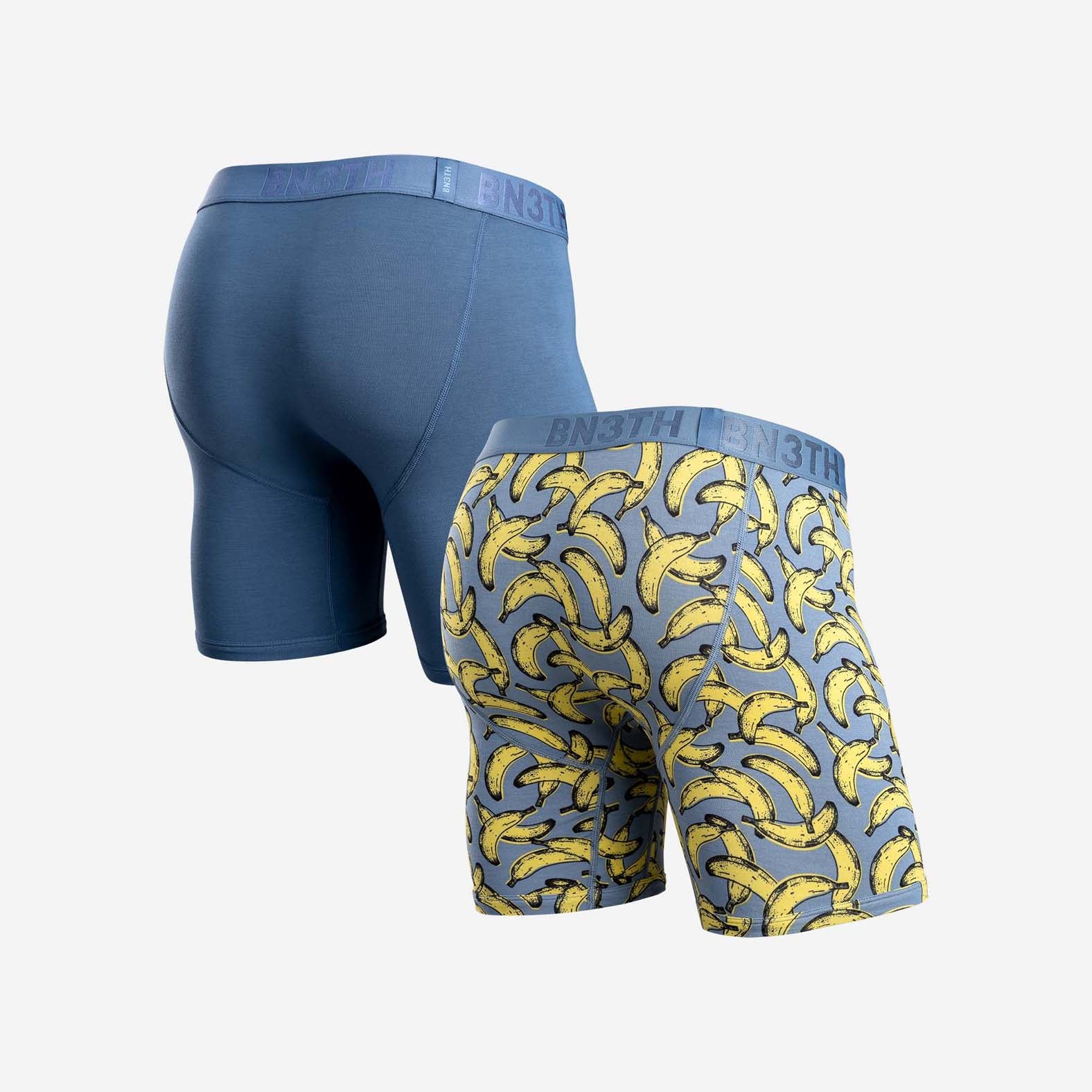 CLASSIC BOXER BRIEF: FOG/BANANAS FOG 2 PACK
