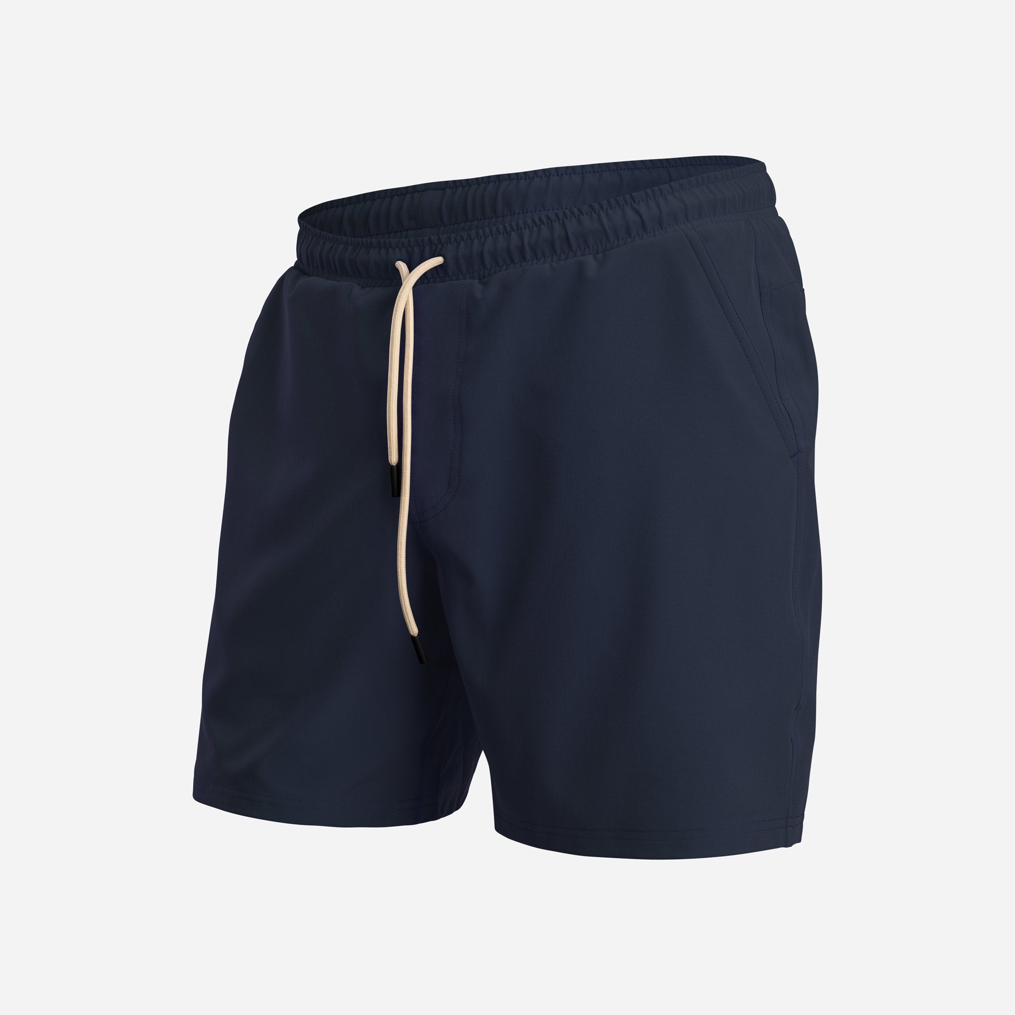 AGUA VOLLEY 2n1 SWIM SHORT 7": DARK NAVY