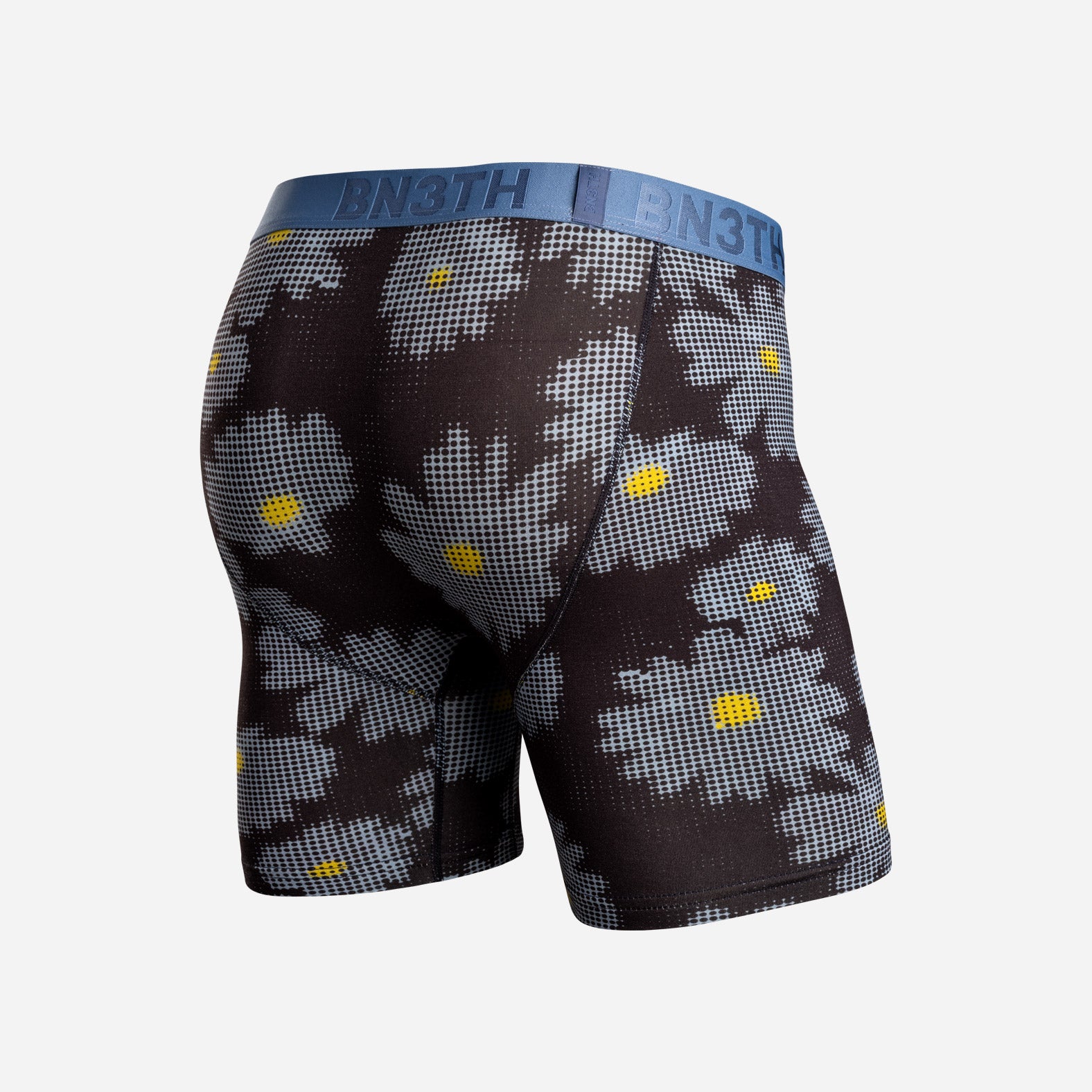 Classic Boxer Brief: Daisy Mosaic Dark Navy