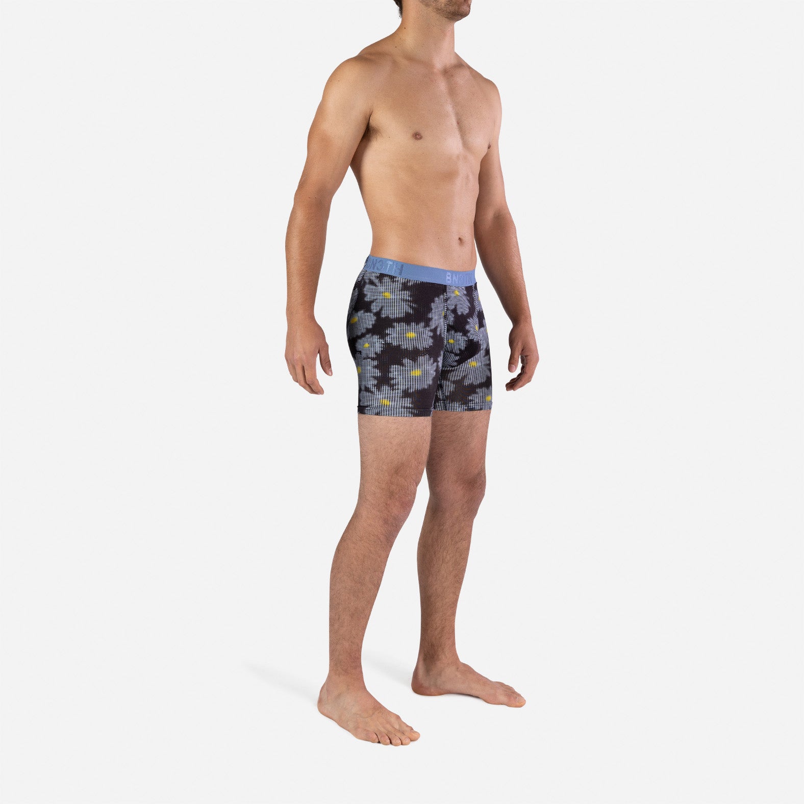 Classic Boxer Brief: Daisy Mosaic Dark Navy