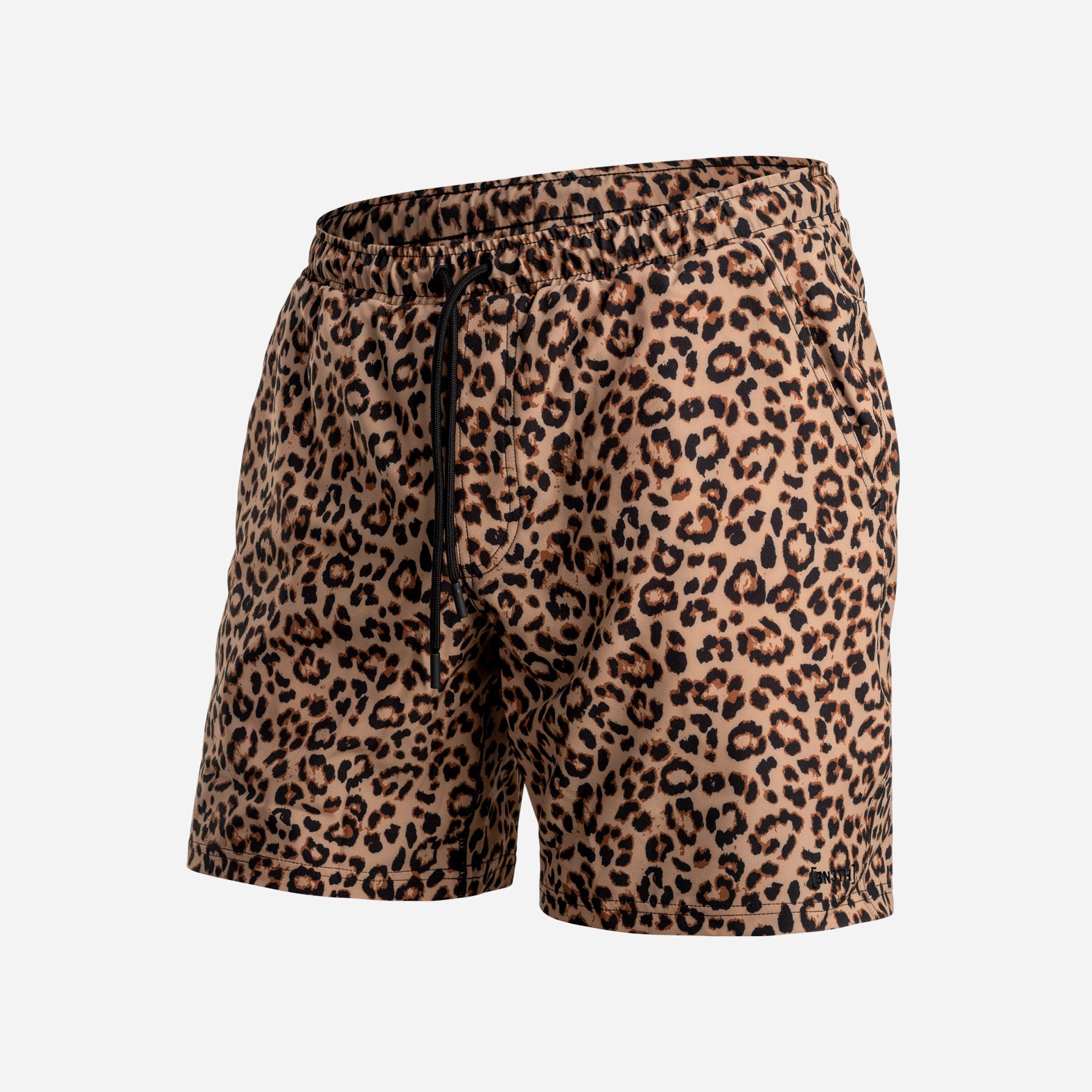 thumbnail image 2 of Uemuo Pirate Marine Animals Pattern Men's Swim Trunks Hawaiian Beach Bathing Suit Swimsuits Beach Quick Dry Shorts With Pockets 3x Large 2 of 9