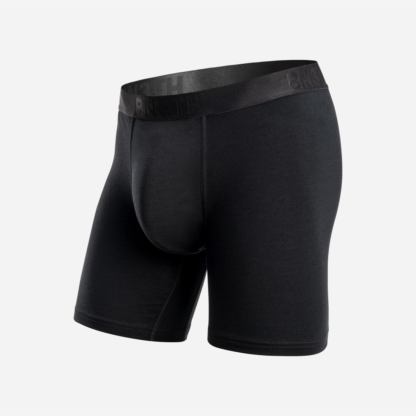 MERINO BOXER BRIEF: BLACK